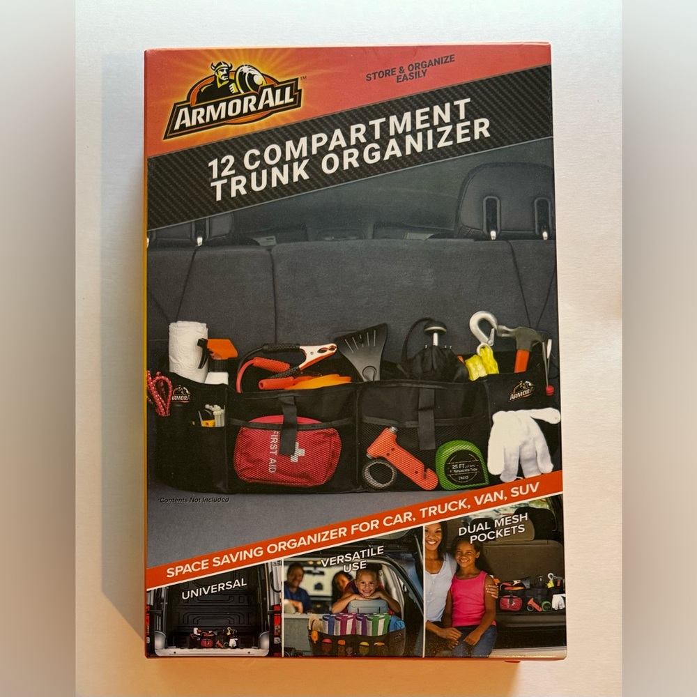 ArmorAll Trunk Organizer for Car Truck Van SUV 12 Pockets New in Box Armor All